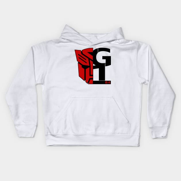 Transformers G1 Autobots 84 Kids Hoodie by Vitalitee